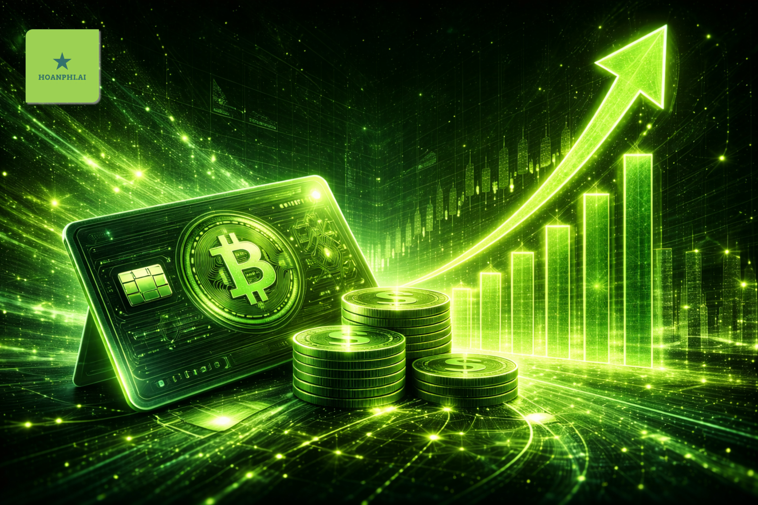 KHỐI LƯỢNG GIAO DỊCH THẺ CRYPTO QUỐC TẾ HÀNG THÁNG TĂNG VỌT 230% SO VỚI 2025
